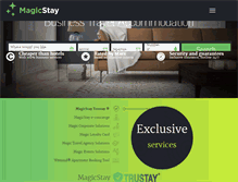 Tablet Screenshot of magicstay.com